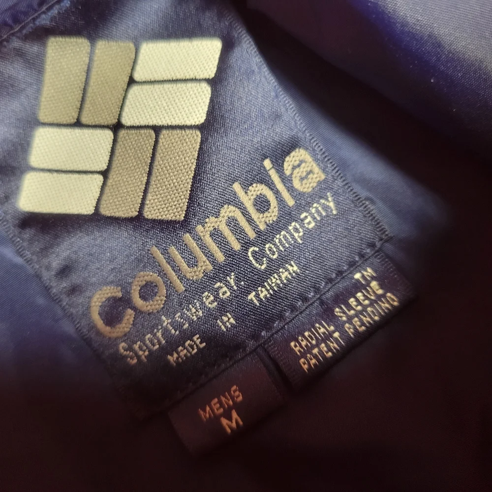 Vintage Columbia Red‎ Whirlibird Jacket Mens Size Medium Shell only